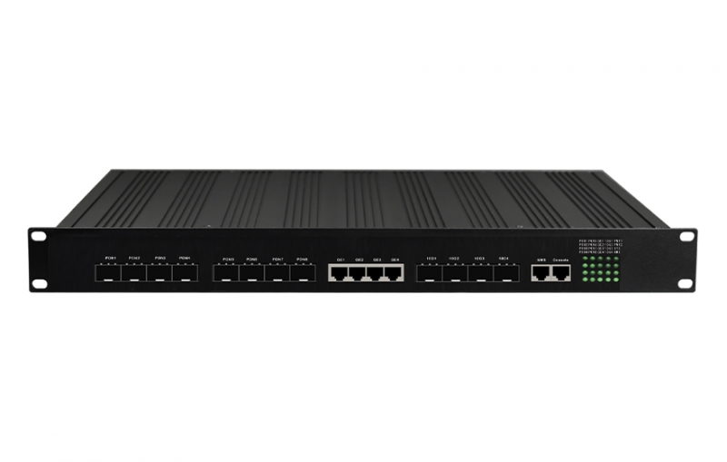 8口EPON光+4路千兆電+4路萬兆光 EPON OLT